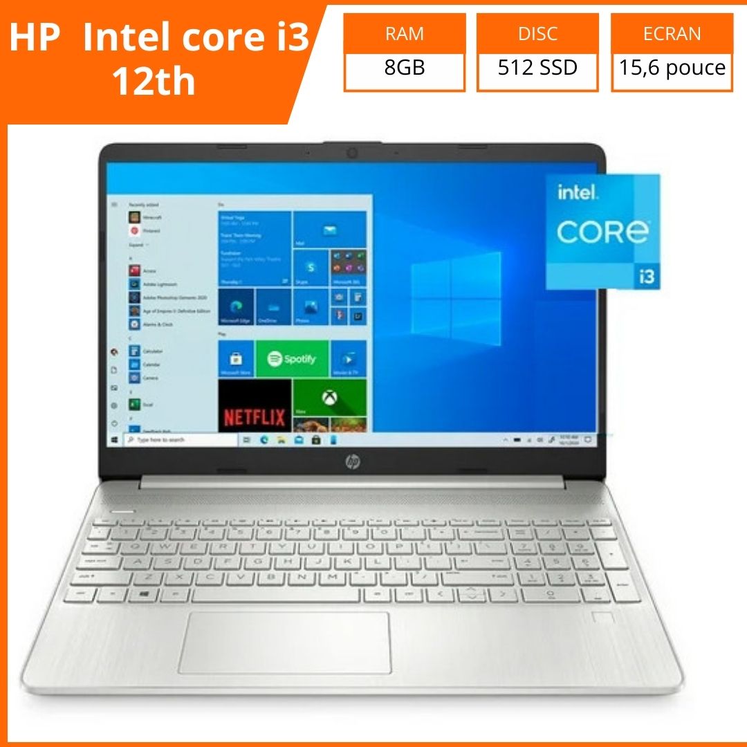 HP 15 - Core i3 - 8Gb Ram - 512 SSD