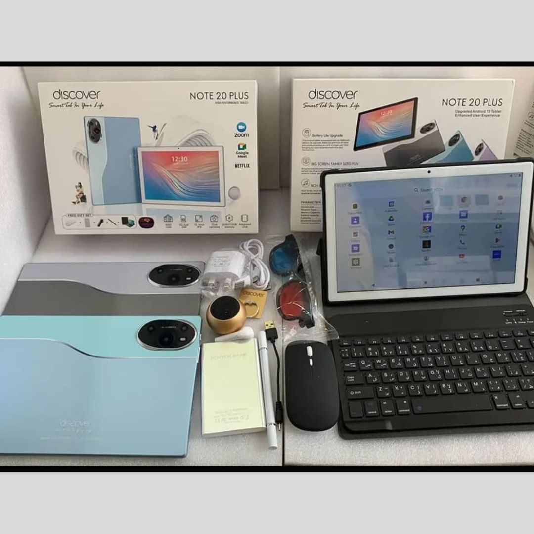 Tablette Discover Note 20 Plus - 8GB Ram - 512 GB Rom